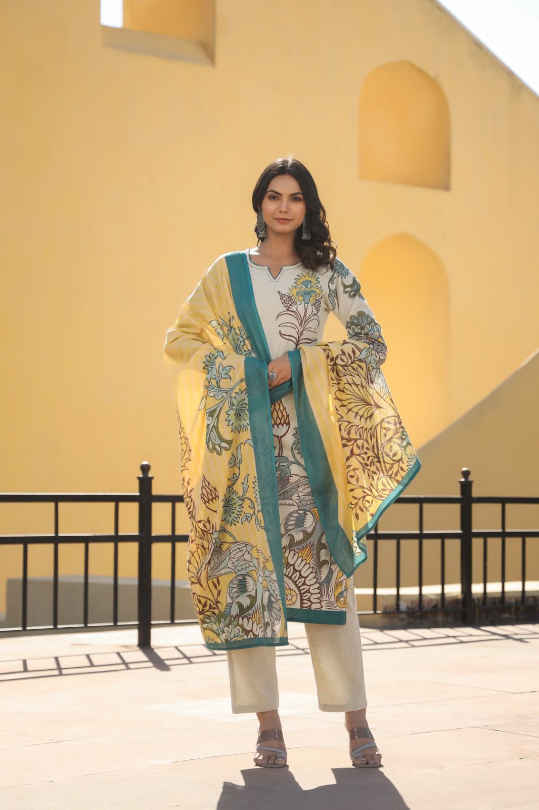 Baby By Afsana Muslin Digital Printed Top With Bottom Dupatta Wholesale Online